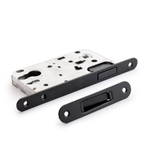 Замок врезной магнитный 85-50 М BLACK черный
